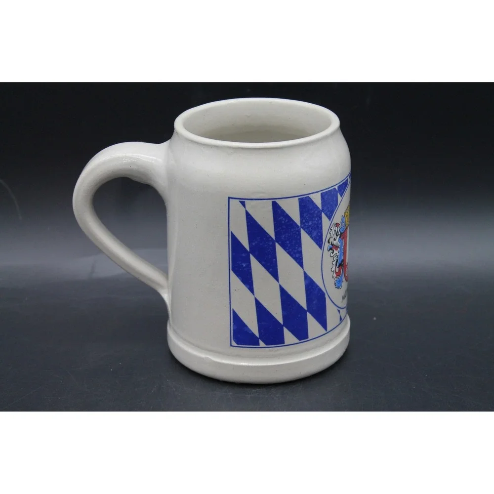 Vintage German Beer Stein 0.5L München Munich GS Crest West Germany